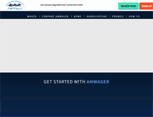 Tablet Screenshot of amwager.com